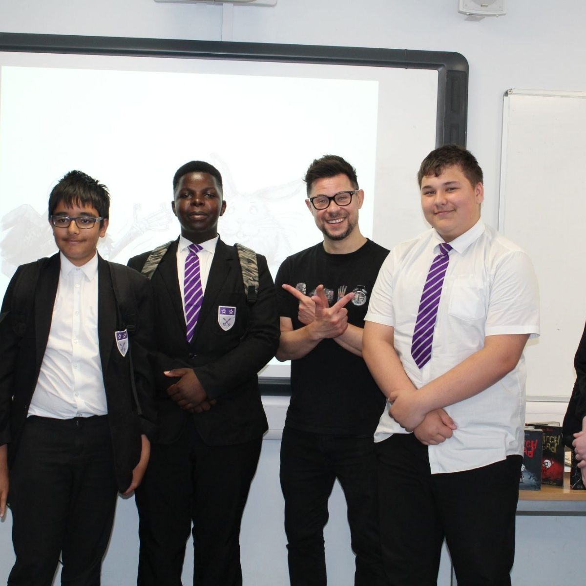 Jack Hunt School Awardwinning children’s author visits Jack Hunt School